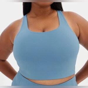 Girlfriend Collective Blue Sports Bra